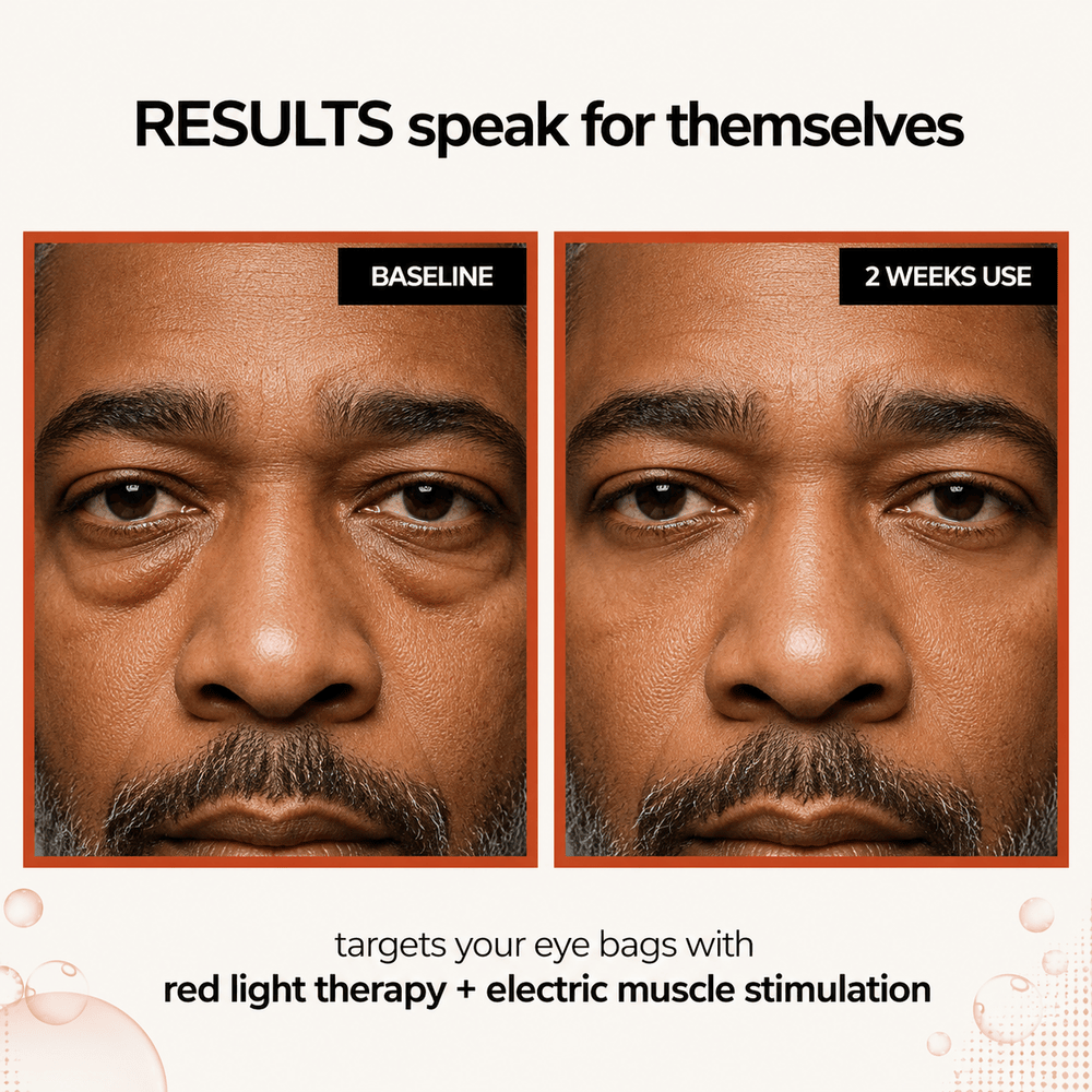 Peptina® 2-in-1 Red Light Therapy + EMS To Erase Eye Bags